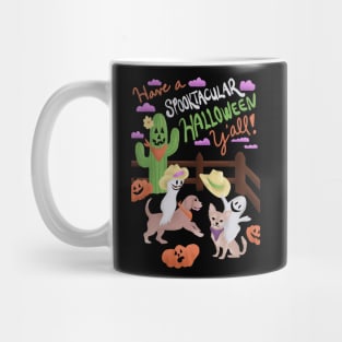 Spooktacular Cowboy Halloween Mug